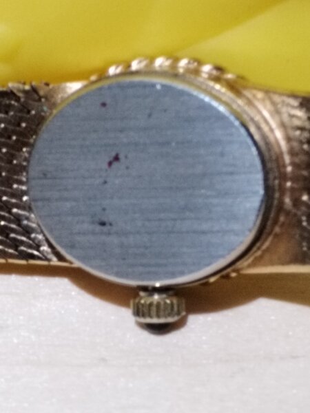 Ceas de dama elvetian Leibundgut cu bratara aurita 18K
